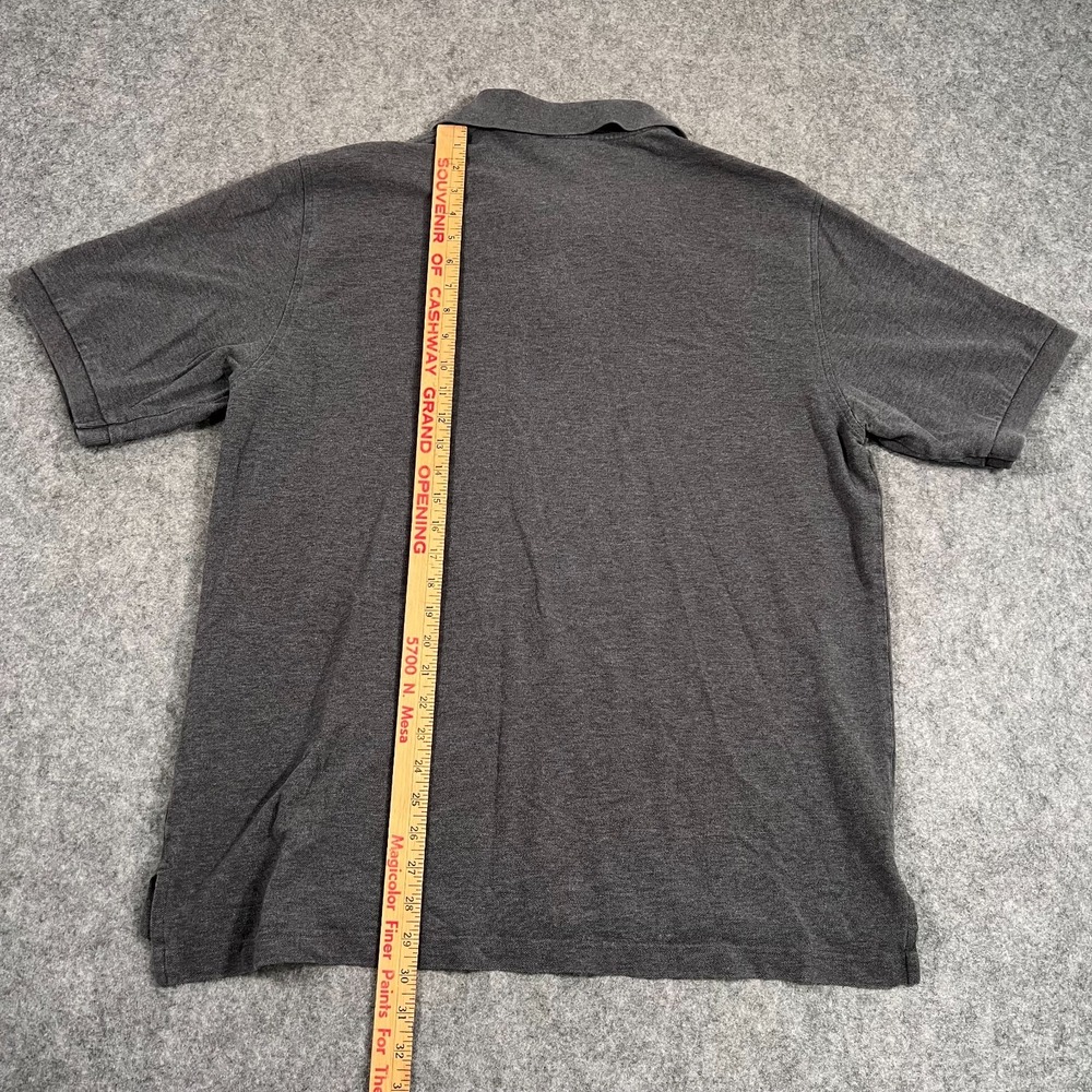 Brooks Brothers Gray Performance Knit Short‎ Sleeve Polo Shirt Men's Size XL - Picture 3 of 4